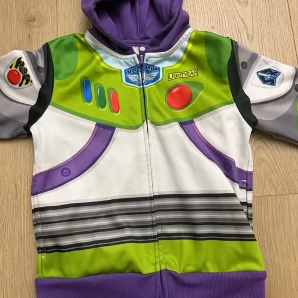 Disney Pixar Buzz Lightyear Zip-Up Hoodie Size 4T